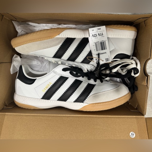 Size 11.5 - Adidas Originals Samba Millennium MN Black White Gum IF1953 Men’s - Picture 3 of 6